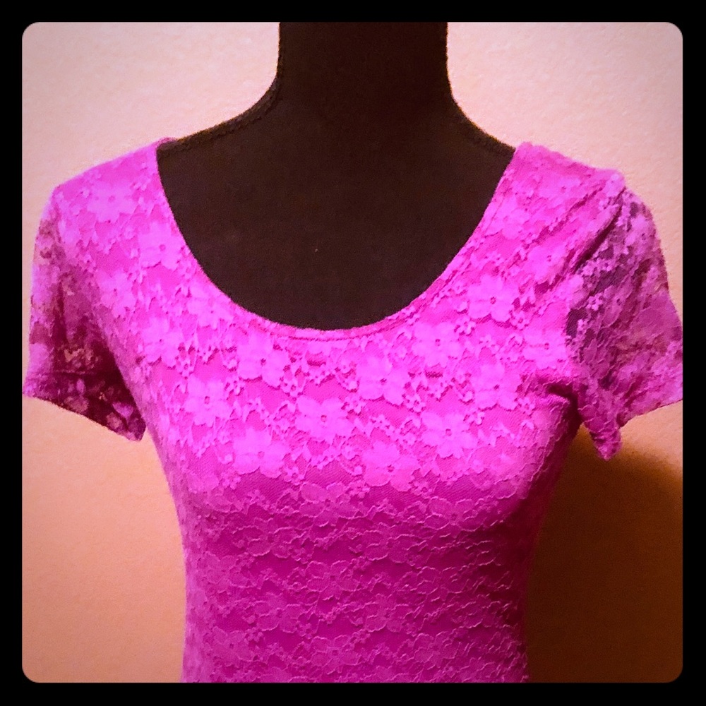 Pink Lace H&M Dress